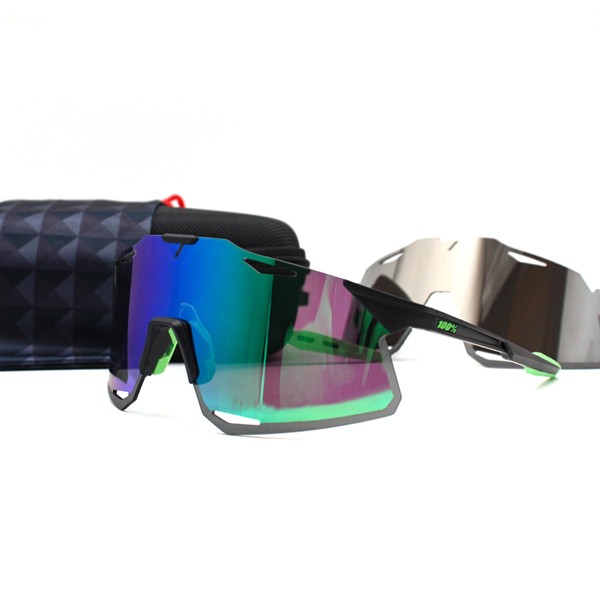 100% Hypercraft sunglasses blue green Lens + silver Lens Included ...