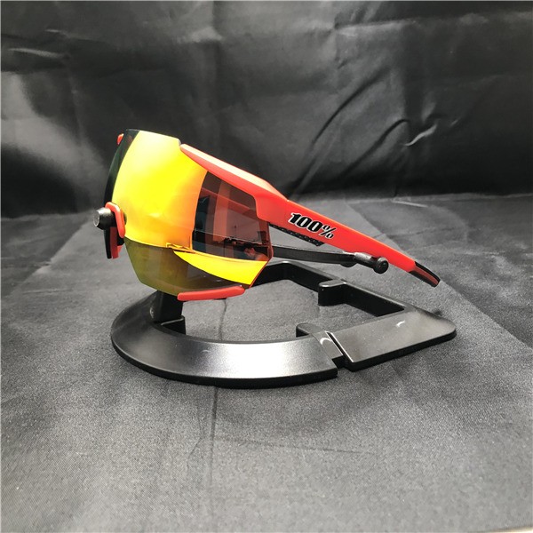 100% Racetrap sunglasses Orange frame Yellow orange lens Included