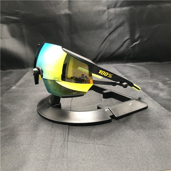 100% Racetrap sunglasses Blue Yellow lens Included