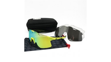 100% Hypercraft sunglasses cyan-blue green Lens + black Lens + clear Lens Included