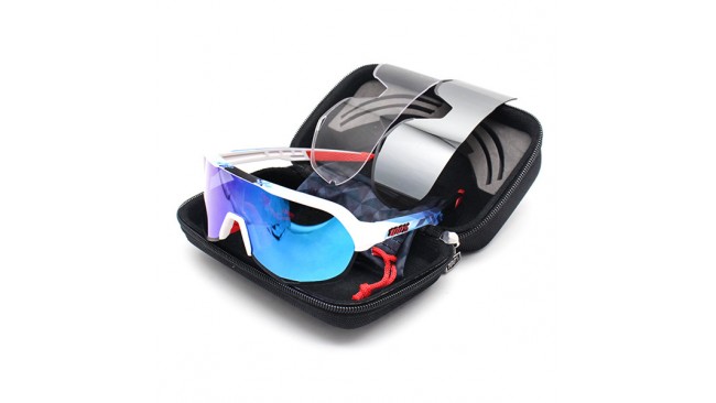 100% S2 sunglasses Soft Blue Purple lens Included